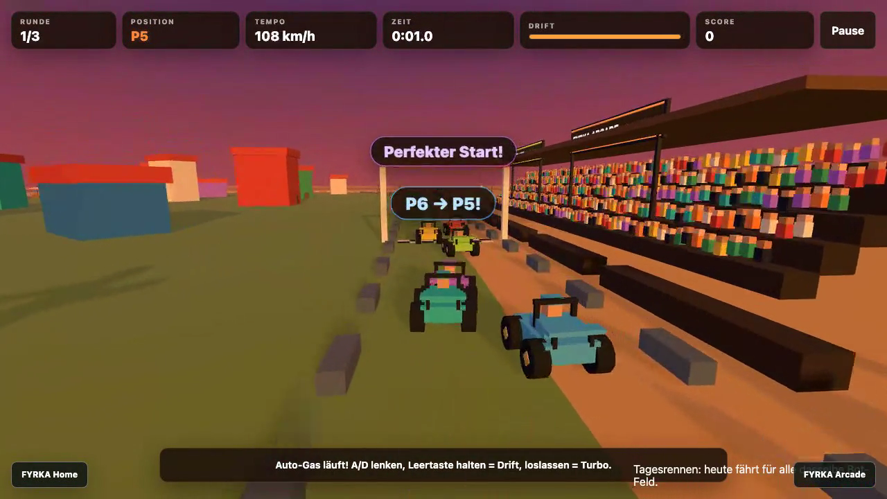 Küsten-Drift gameplay